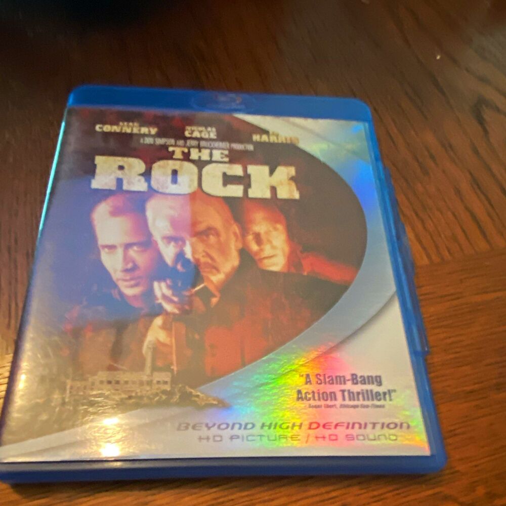 The Rock Blu-ray widescreen Sean Connery Nicolas Cage Michael Bay Ed Harris